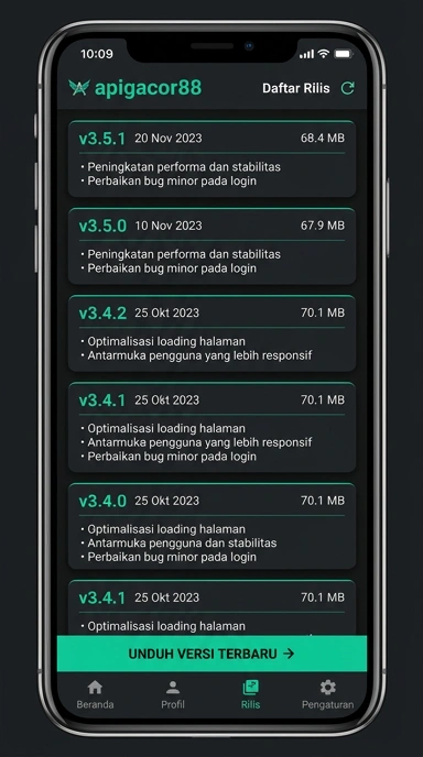 Riwayat Versi apigacor88 untuk Pengguna Android