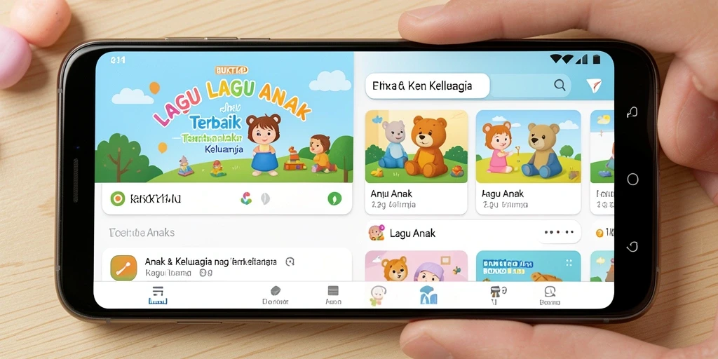 Tampilan antarmuka BUKTI4D yang ramah anak.