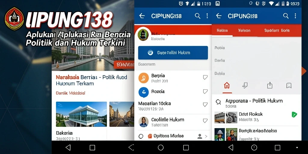 Tampilan antarmuka user-friendly dari aplikasi CIPUNG138.