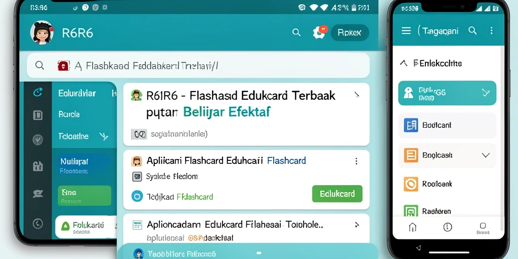Antarmuka pengguna R6R6 yang interaktif dan mudah digunakan.